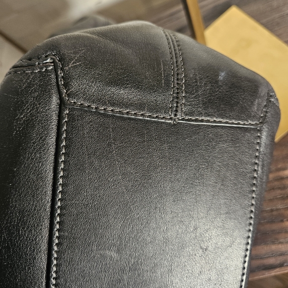 Coach Bleecker Legacy Tote Black Full Grain Leather 2009/F14483 - Picture 7 of 14